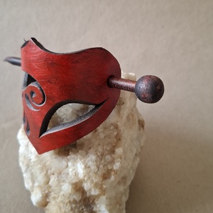 Álom - bőr kontycsat - ruha & divat - hajdísz & hajcsat - hajcsat & hajtű - Meska.hu