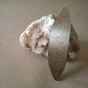 Honfoglaláskori ősi motívum - ötvös réz francia csat, Ruha & Divat, Hajdísz & Hajcsat, Hajdísz, Ékszerkészítés, Ötvös, MESKA