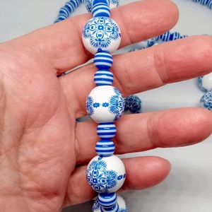 Holland Delfti mintás ékszerszett - ékszer - ékszerszett - Meska.hu