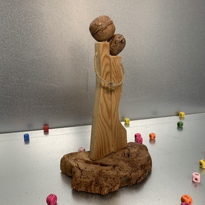 Szerelmes pár (AD11), Otthon & Életmód, Dekoráció, Dísztárgy, Famegmunkálás, MESKA