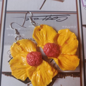 Virág fülbevaló  - ékszer - fülbevaló - fülékszer - Meska.hu