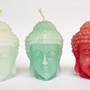 Nagy BuddhaFej gyertya -  - Meska.hu