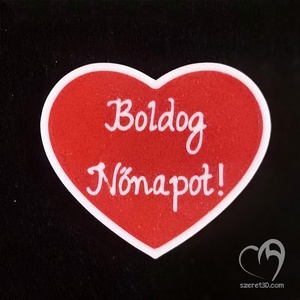 Nőnapi hűtőmágnes  többféle változatban - otthon & életmód - konyhafelszerelés, tálalás - konyhai dekoráció - hűtőmágnes - Meska.hu