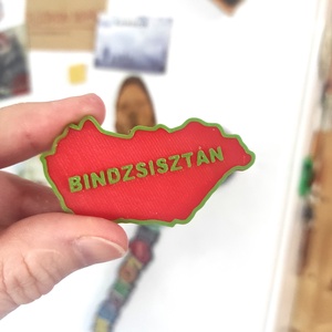 Bindzsisztán hűtőmágnes/kulcstartó/kitűző, Otthon & Életmód, Konyhafelszerelés, tálalás, Konyhai dekoráció, Hűtőmágnes, Mindenmás, MESKA