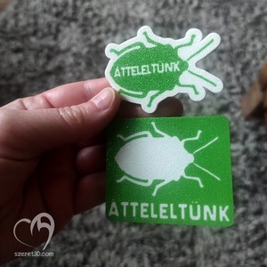 Poloska hűtőmágnes/kulcstartó/kitűző  Átteleltünk - otthon & életmód - konyhafelszerelés, tálalás - konyhai dekoráció - hűtőmágnes - Meska.hu