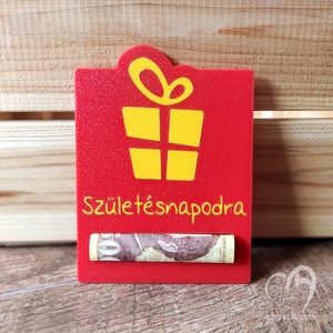 Születésnapi pénzátadó - 4 változatban - otthon & életmód - papír, írószer - ajándékozás kellékei - pénzátadó doboz - Meska.hu