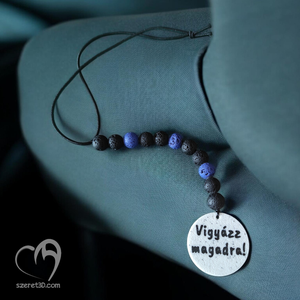 Lávakő autóillatosító személyes bilétával � többféle színből - Meska.hu