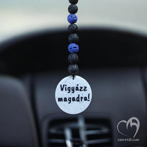 Lávakő autóillatosító személyes bilétával � többféle színből - otthon & életmód - autó - autós illatosító - Meska.hu