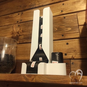 Macskaalom zacskó tartó - otthon & életmód - kisállatoknak - cicáknak & macskáknak - Meska.hu