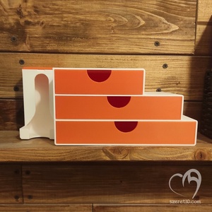 Betét- és tampon tartó fiókos szekrény - Meska.hu