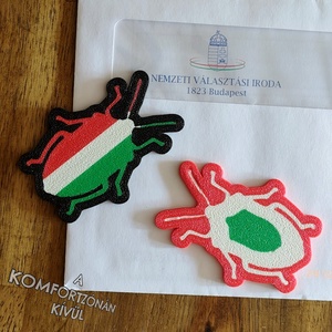 Nemzeti Poloska hűtőmágnes/kulcstartó/kitűző, Otthon & Életmód, Konyhafelszerelés, tálalás, Konyhai dekoráció, Hűtőmágnes, Mindenmás, MESKA