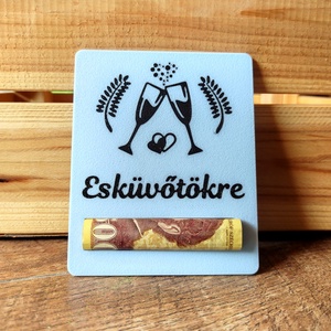 Pénzátadó esküvőre - Meska.hu