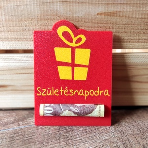 Születésnapi pénzátadó - 4 változatban - otthon & életmód - papír, írószer - ajándékozás kellékei - pénzátadó doboz - Meska.hu