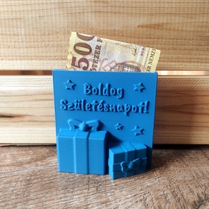 Születésnapi pénzátadó - 4 változatban - otthon & életmód - papír, írószer - ajándékozás kellékei - pénzátadó doboz - Meska.hu