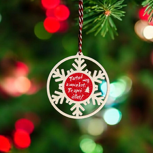 Tartsd meg a mocskot, te apró állat! - Vicces karácsonyfadísz 2., Karácsony, Karácsonyi lakásdekoráció, Karácsonyfadíszek, Mindenmás, MESKA