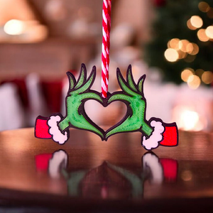 Grincs karácsonyfadísz - Többféle változatban - karácsony - karácsonyi lakásdekoráció - karácsonyfadíszek - Meska.hu