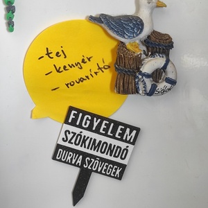 Szókimondó szövegek tortadísz és hűtőmágnes egyben, Otthon & Életmód, Konyhafelszerelés, tálalás, Konyhai dekoráció, Hűtőmágnes, Mindenmás, MESKA