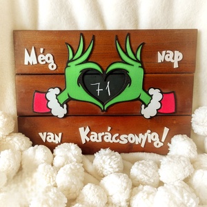 Grincs karácsonyi visszaszámláló - 2 változatban, Karácsony, Adventi díszek, Adventi naptár, Mindenmás, MESKA