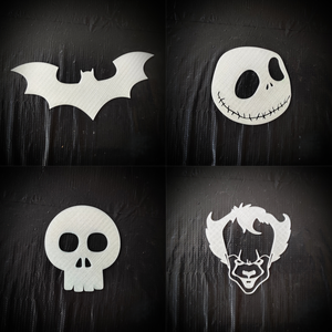 Sötétben világító figurák - Halloween témában - 1. - otthon & életmód - dekoráció - halloween - halloweeni dekoráció - Meska.hu