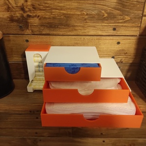 Betét- és tampon tartó fiókos szekrény - szépségápolás - intim higiénia - egészségügyi tartó - Meska.hu