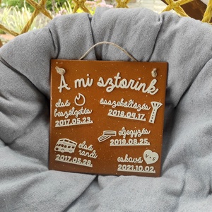 Szerelemsztori � Ez a Ti történetetek - otthon & életmód - dekoráció - kép & falikép - táblakép - Meska.hu