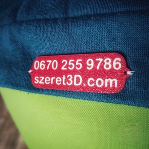 Telefonszámos felvarró - otthon & életmód - kisállatoknak - kutyáknak - kutya biléta - Meska.hu