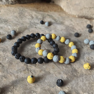 Lávakő karkötő � többféle színből, Ékszer, Karkötő, Ásványkarkötő, Mindenmás, MESKA