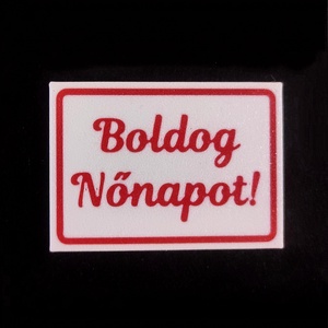 Nőnapi hűtőmágnes � többféle változatban - otthon & életmód - konyhafelszerelés, tálalás - konyhai dekoráció - hűtőmágnes - Meska.hu