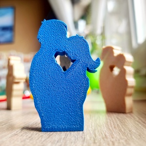 Apa szeret mini szobor - otthon & életmód - dekoráció - dekoratív figurák és szobrok - Meska.hu