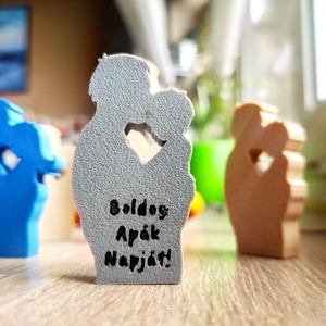 Apa szeret mini szobor - otthon & életmód - dekoráció - dekoratív figurák és szobrok - Meska.hu