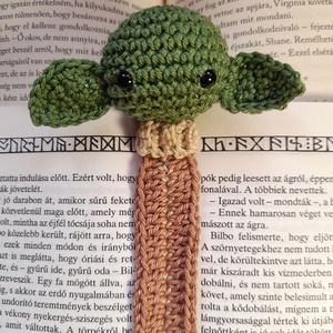 Horgolt yoda könyvjelző - Meska.hu