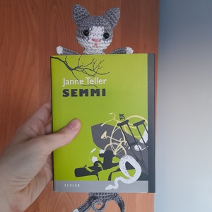 Horgolt foltos cica könyvjelző, Könyv & Zene, Könyvjelző, Horgolás, Varrás, MESKA