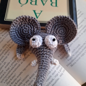 Horgolt elefántos könyvjelző , Könyv & Zene, Könyvjelző, Horgolás, Varrás, MESKA