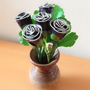 Kávékapszula rózsa - otthon & életmód - dekoráció - Meska.hu