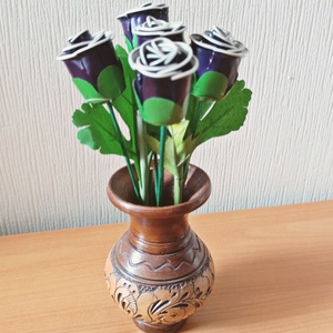 Kávékapszula rózsa - otthon & életmód - dekoráció - Meska.hu