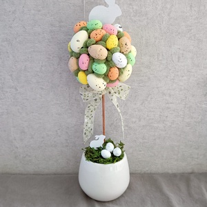Húsvéti tojásfa asztaldísz, asztali dekoráció  - otthon & életmód - dekoráció - asztal és polc dekoráció - asztaldísz - Meska.hu