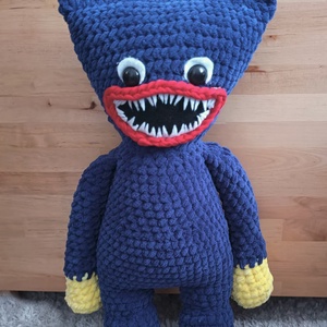 Huggy Wuggy horgolt figura - Meska.hu