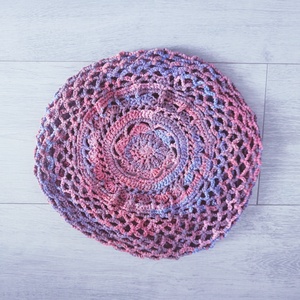 Horgolt bevásárló zero waste szatyor mandala mintás - táska & tok - bevásárlás & shopper táska - shopper, textiltáska, szatyor - Meska.hu
