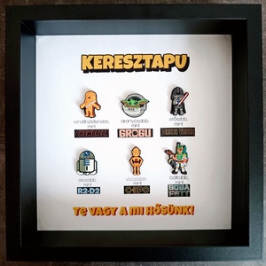 Star Wars szuperhős kép - keresztapu, Otthon & Életmód, Dekoráció, Kép & Falikép, 3d képek, Fotó, grafika, rajz, illusztráció, MESKA