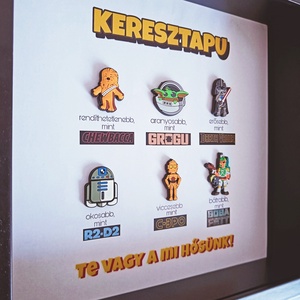 Star Wars szuperhős kép - keresztapu - otthon & életmód - dekoráció - kép & falikép - 3d képek - Meska.hu
