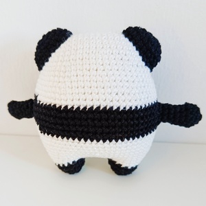 Horgolt panda - játék & sport - plüssállat & játékfigura - más figura - Meska.hu