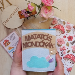 Matatós Mondókák matatókönyv csandeskönyv matatható mondókákkal, Baba - mama, Baba játékok, Textilkönyv & Babakönyv, Varrás, MESKA