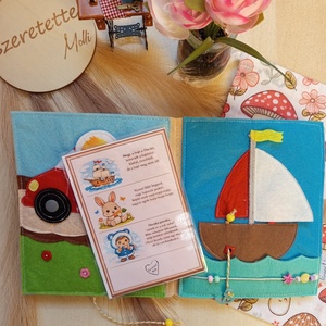 Matatós Mondókák matatókönyv csandeskönyv matatható mondókákkal - baba - mama - baba játékok - textilkönyv & babakönyv - Meska.hu