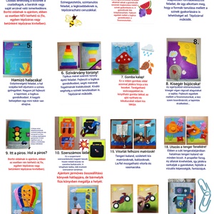 8 oldalas matatókönyv! Állítsd össze te magad! Személyre szabott matatókönyv, a gyermeked érdeklődésének megfelelően.  - baba - mama - baba játékok - textilkönyv & babakönyv - Meska.hu