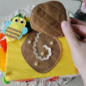 Tapikocka /méhecske/ - baba - mama - baba játékok - babakocka - Meska.hu