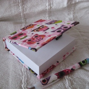 Baglyos asztali jegyzettömb (vicus1209 részére) - Meska.hu