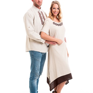 Szervető-végtelen fonat ing - natúr-barna - ruha & divat - férfi ruha - ing - Meska.hu