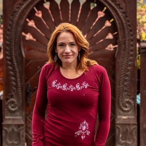 Szervető-jászsági O hosszú ujjú - bordó - Meska.hu