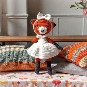Horgolt rókalány � kézzel készült, szeretettel, Játék & Sport, Baba & babaház, Baba, Horgolás, MESKA