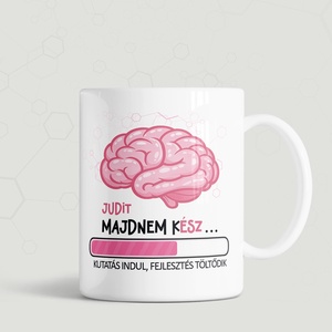 Agyas vicces bögre, egyedi ajándék agyalósoknak, Otthon & Életmód, Konyhafelszerelés, tálalás, Tálalás, Bögre & Csésze, Mindenmás, Fotó, grafika, rajz, illusztráció, MESKA